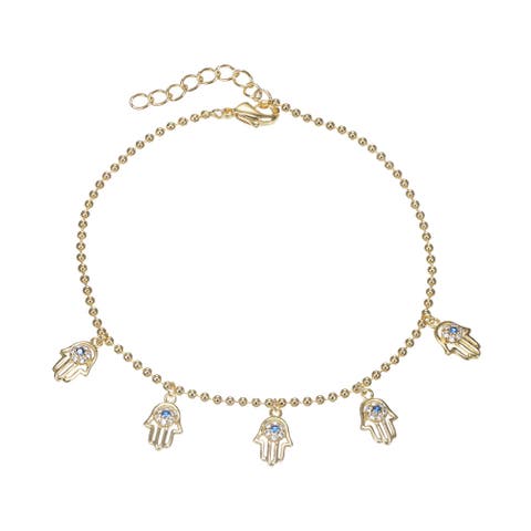 Evil Eye & Hamsa Charm Bracelet