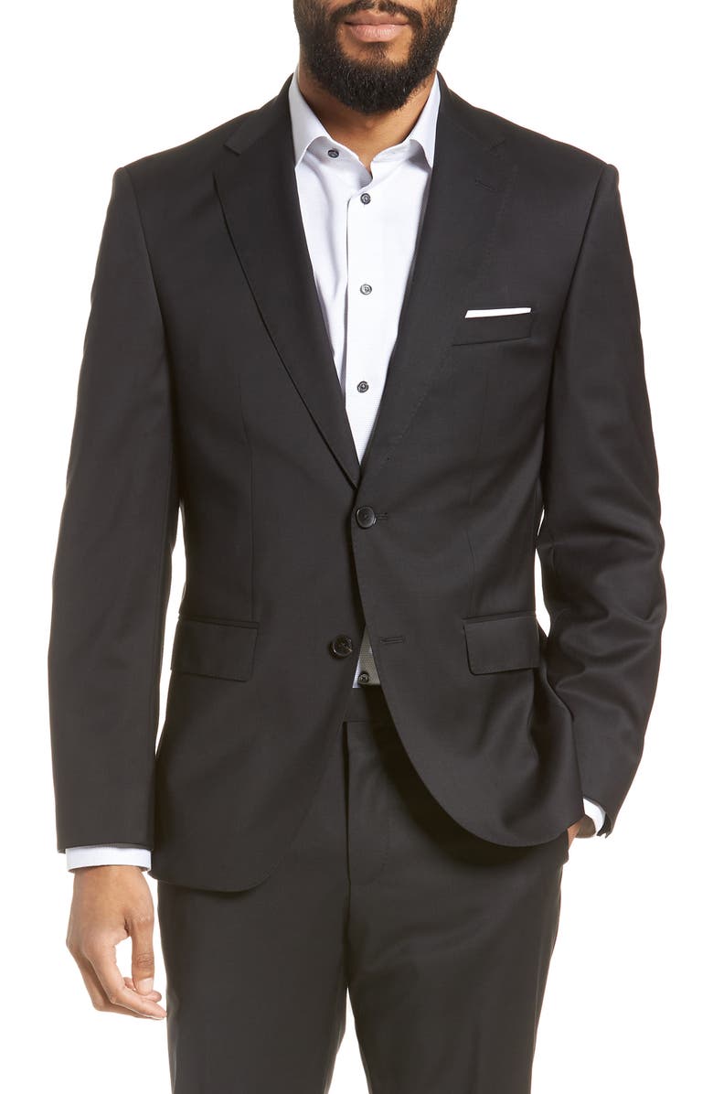 BOSS Johnstons/Lenon Regular Fit Solid Wool Suit, Alternate, color,