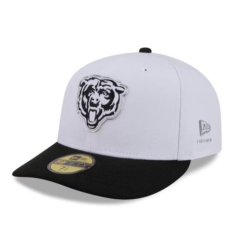 Men's New Era  White/Black Chicago Bears 2026 NFL Draft Pre-Curved 59FIFTY Fitted Hat