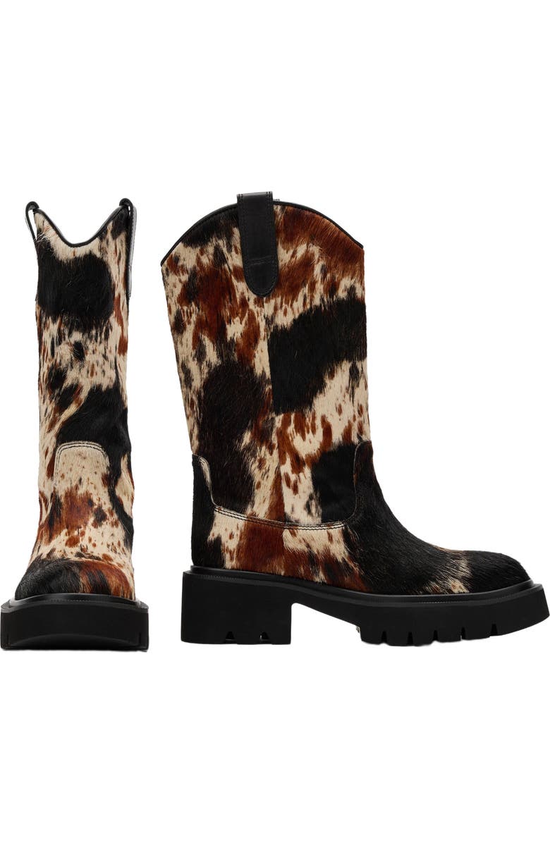 MARC NOLAN Daisy Lug Cowgirl Boots, Alternate, color, Dark Horse