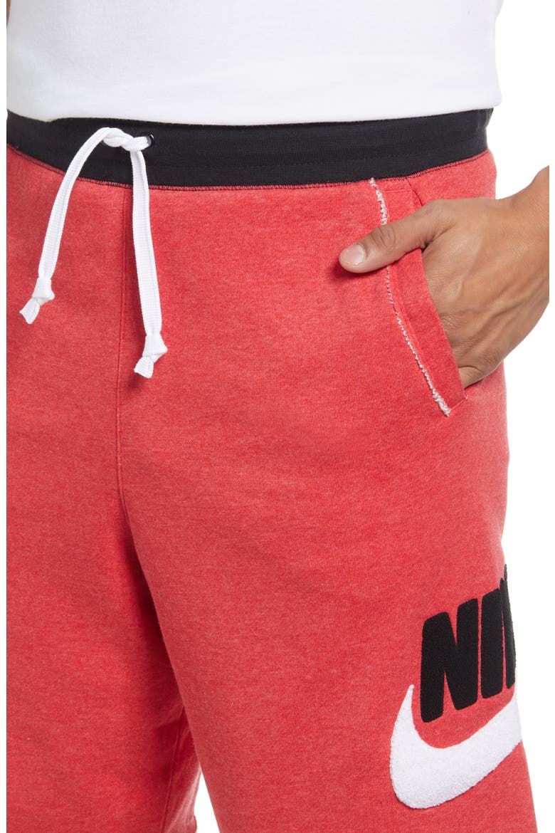 Sportswear Alumni Athletic Shorts, Alternate, color, LIGHT UNIVERSITY RED HEATHER