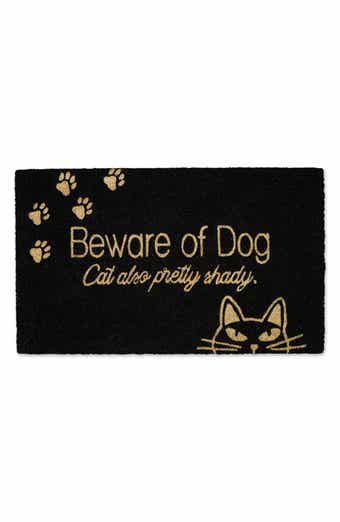 Design Imports Beware of Dog Coir Doormat