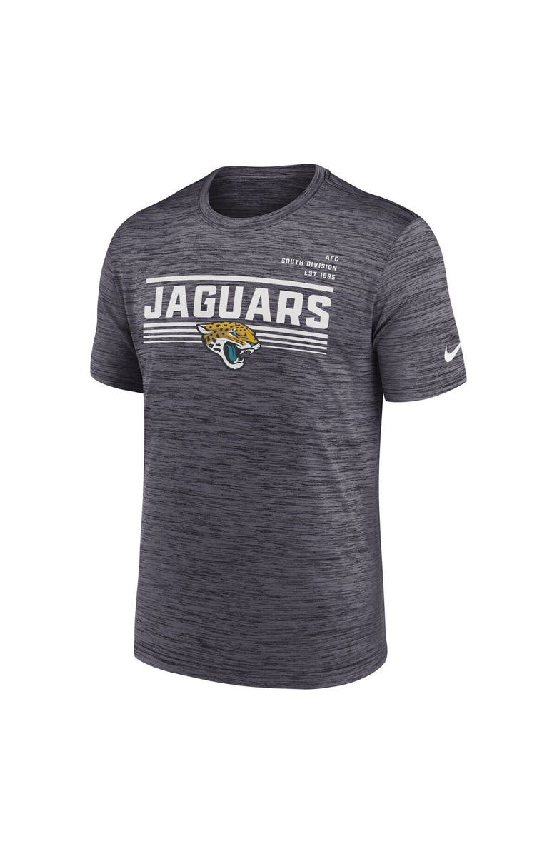 Nike Men's Nike Anthracite Jacksonville Jaguars Yardline Velocity Performance T-Shirt, Alternate, color, 