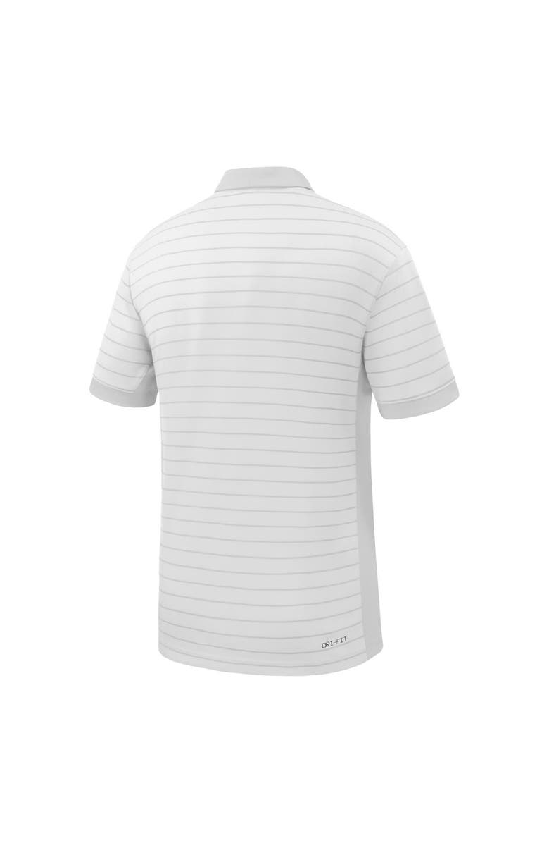 Nike Men's Nike White Wake Forest Demon Deacons 2025 Early Season Coaches Sideline Victory Stripe Performance Polo, Alternate, color, White