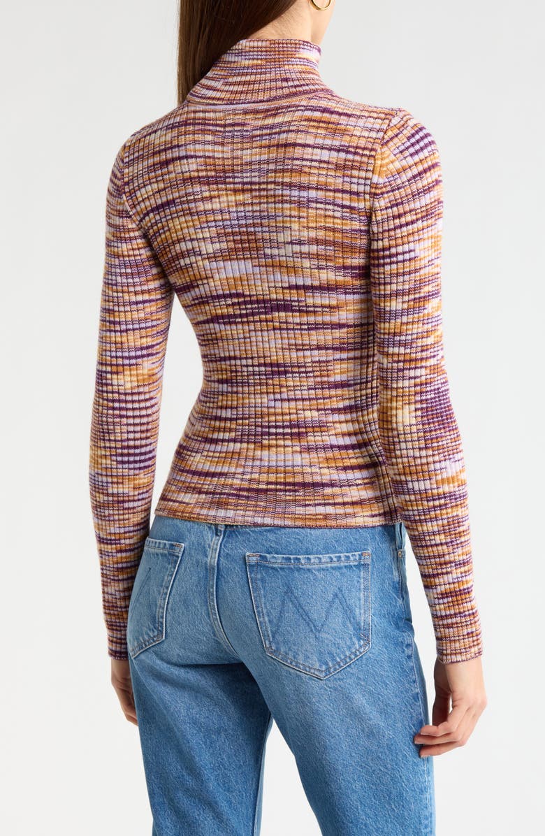 MOTHER The Street Collar Pulling Strings Wool Blend Sweater, Alternate, color, Pulling Strings