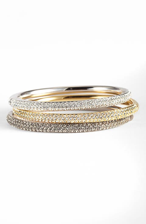 'Pavé Bombe' Hinged Bangle
