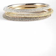 Nadri 'Pavé Bombe' Hinged Bangle