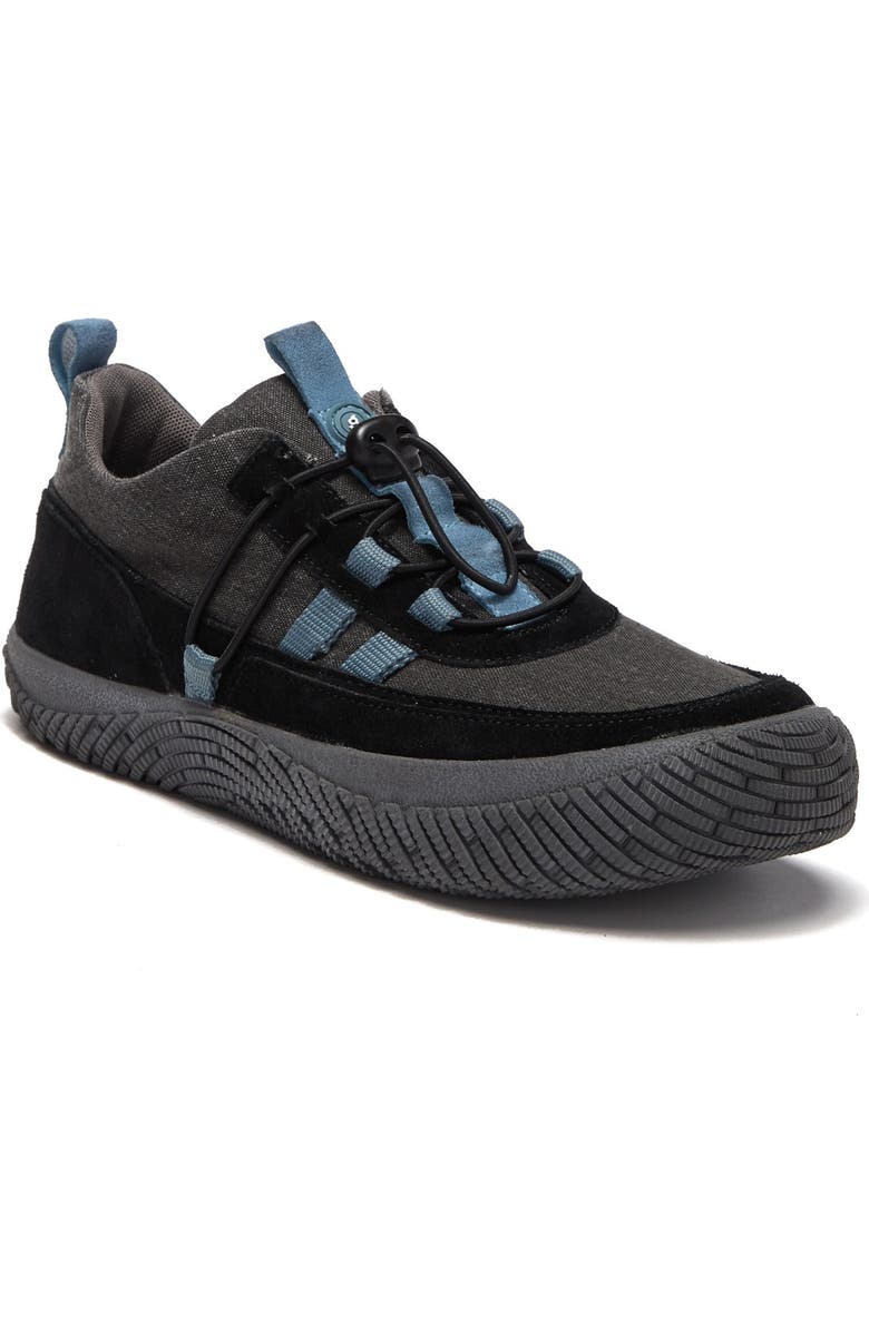 Hybrid Green Label Artful Suede Sneaker, Main, color,