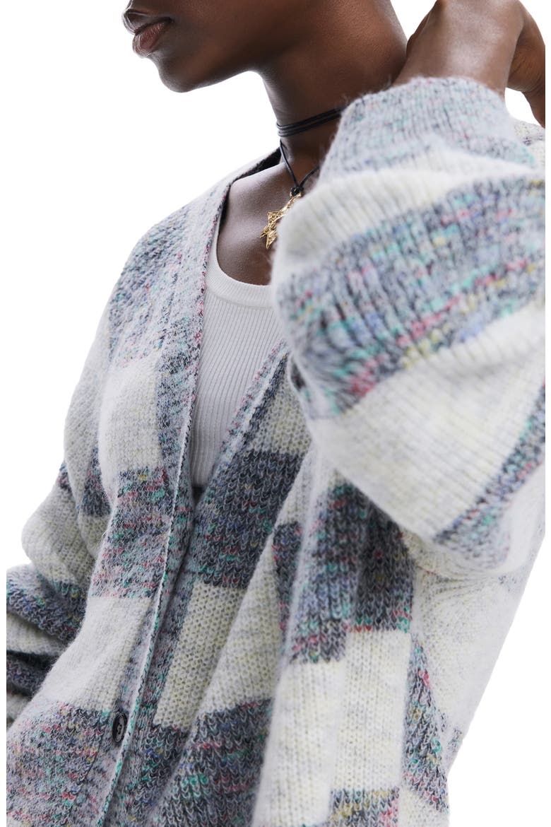 Oxford Button-Up Sweater, Alternate, color, WHITE