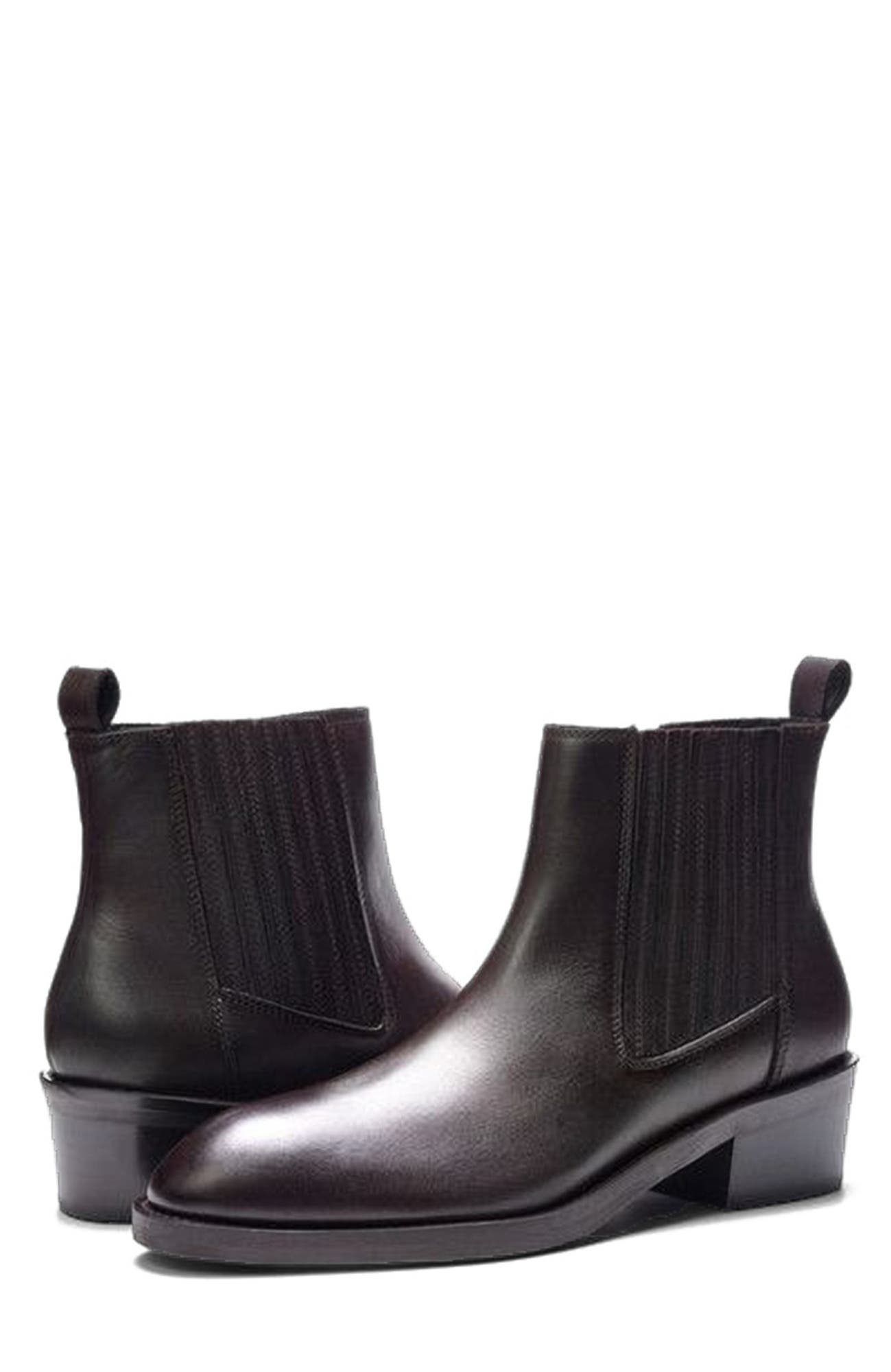 Beckett Chelsea Boot, Alternate, color, Brown Leather