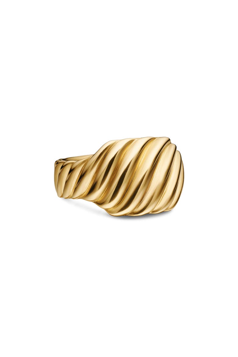 Sculpted Cable Contour Ring, Alternate, color, 18K YELLOW GOLD
