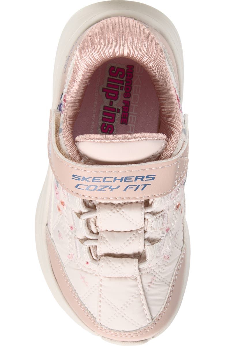 SKECHERS Kids' Comfy Sprints - Cozy Fit<sup>®</sup> Lil Flower Slip-On Sneaker, Alternate, color, Ros