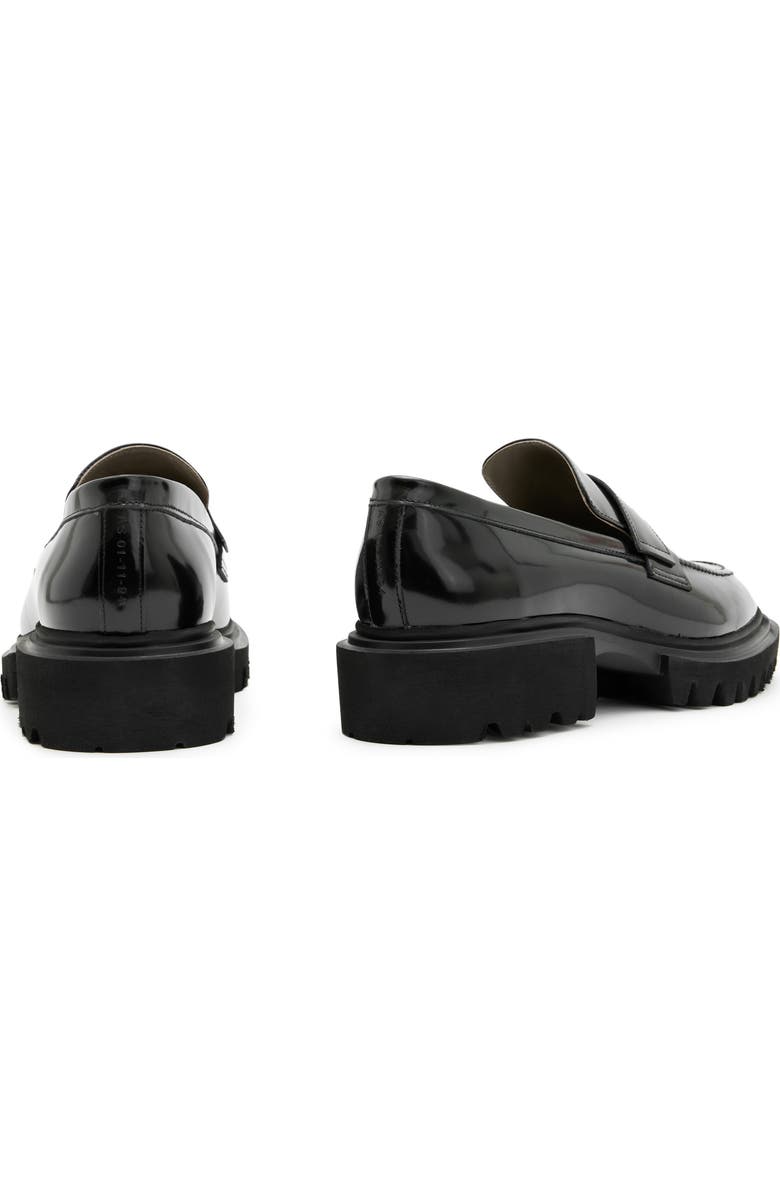 AllSaints Vinni Lug Penny Loafer, Alternate, color,