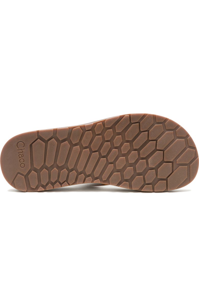 Chaco Lowdown Leather Flip Flop, Alternate, color, Coffee