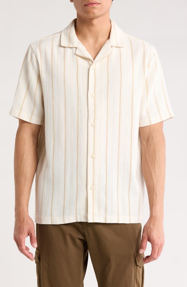 TRUTH Stripe Camp Shirt, Main, color,