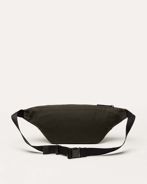 Want Les Essentiels De La Vie Want Les Essentiels Atlin Organic Cotton Canvas Belt Bag In Green