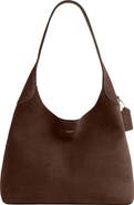 COACH Brooklyn 34 Suede Shoulder Bag