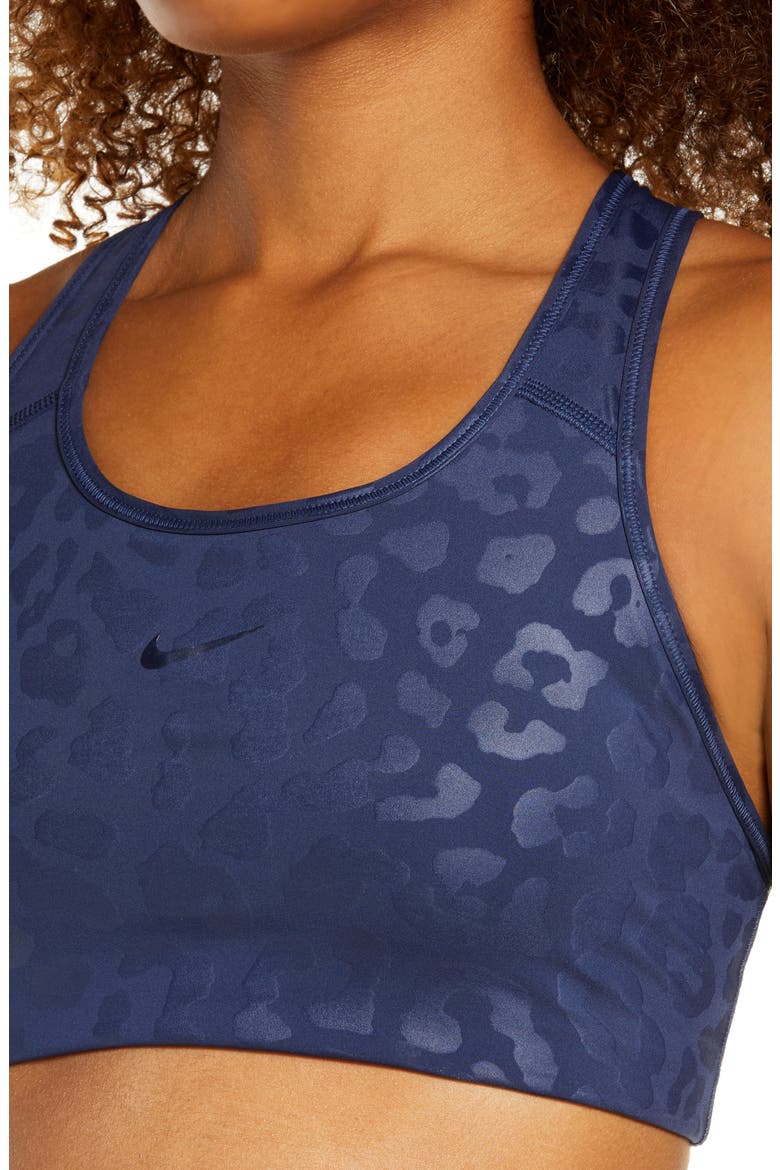 Pro Dri-FIT Swoosh Racerback Sports Bra, Alternate, color, MIDNIGHT NAVY/ CLEAR