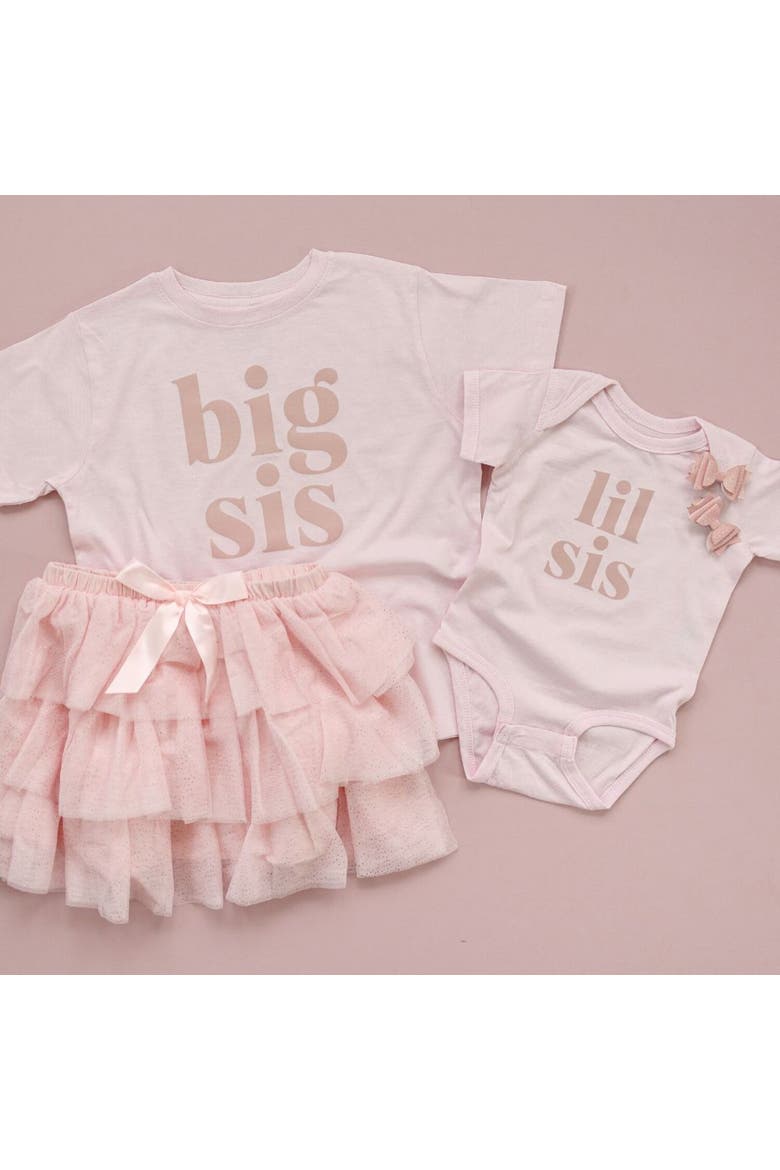 Big Sis Short Sleeve T-Shirt, Alternate, color, Ballet Pink