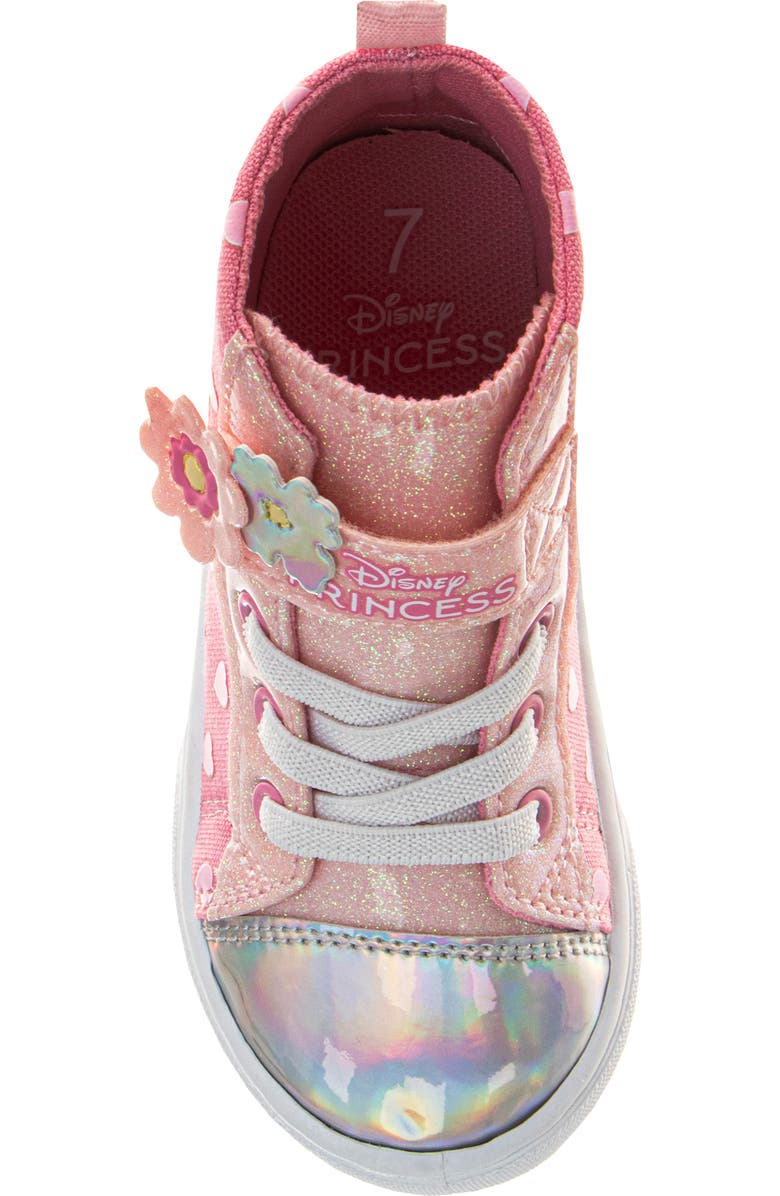 JOSMO Kids' Disney Princess High Top Sneaker, Alternate, color, Pink