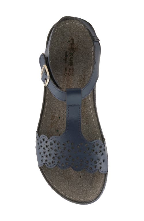 Flexus By Spring Step Steve Sandal In Navy