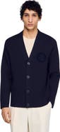 SANDRO Flower Crochet Cardigan