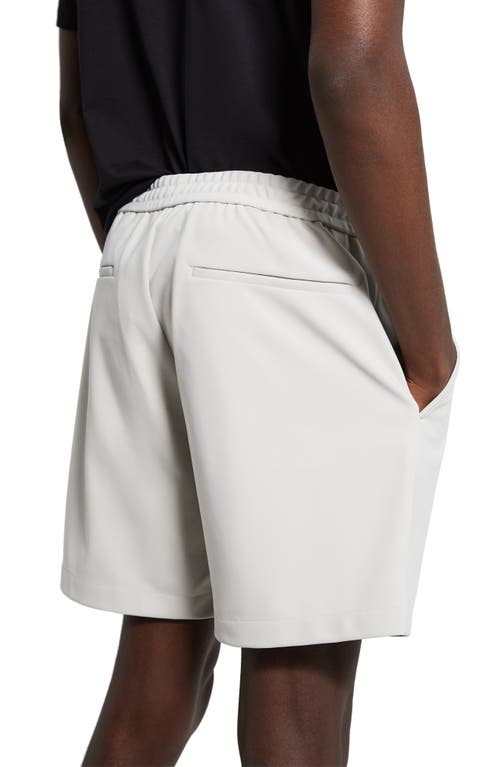 Theory Curtis Slim Fit Internal Drawstring Shorts In Fog