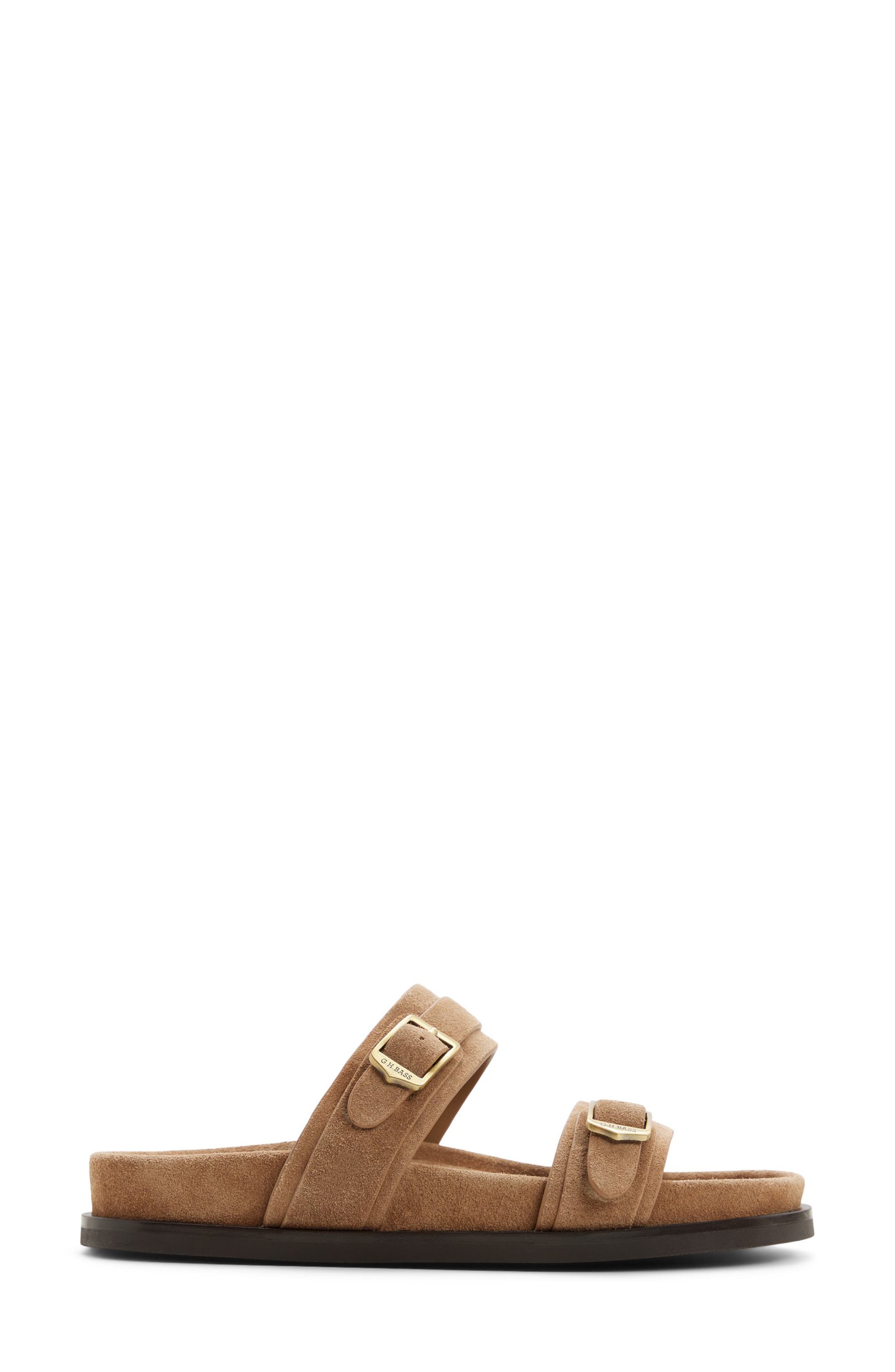 Cecilia Slide Sandal, Alternate, color, LIGHT BROWN