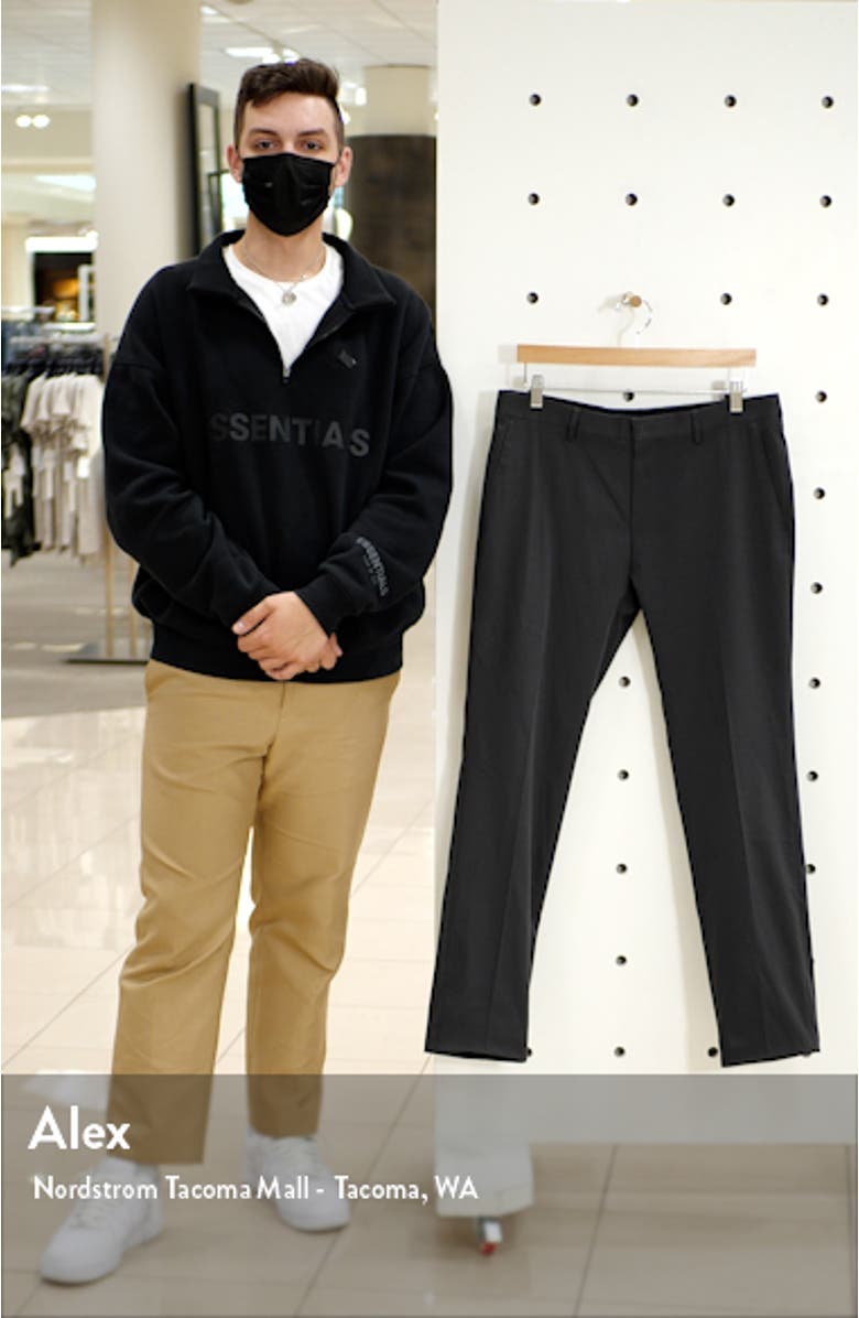 Genius Slim Fit Flat Front Dress Pants, sales video thumbnail