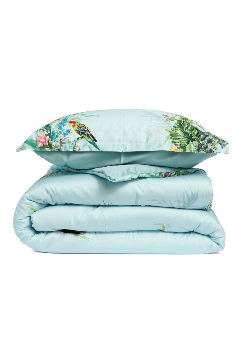 Tropical Comforter & Sham Set, Main, color, BLUE MULTI