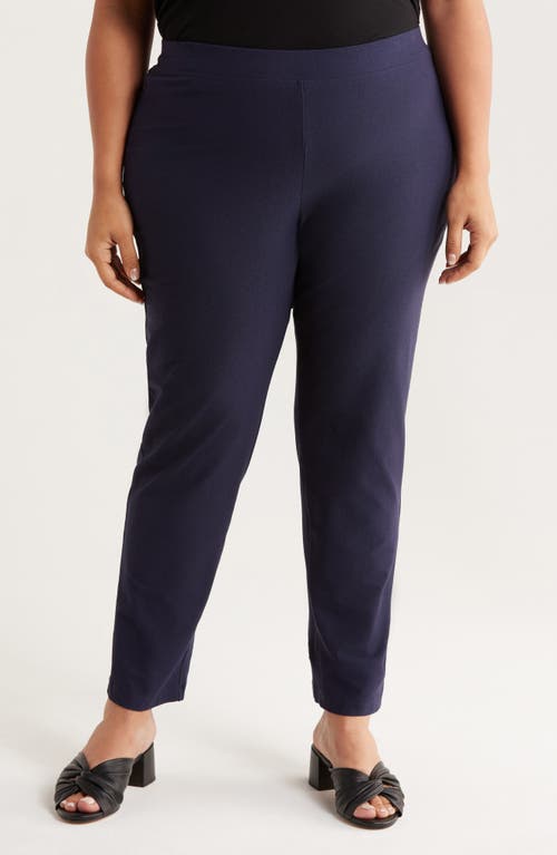 Eileen Fisher Slim Ankle Pants In Blue