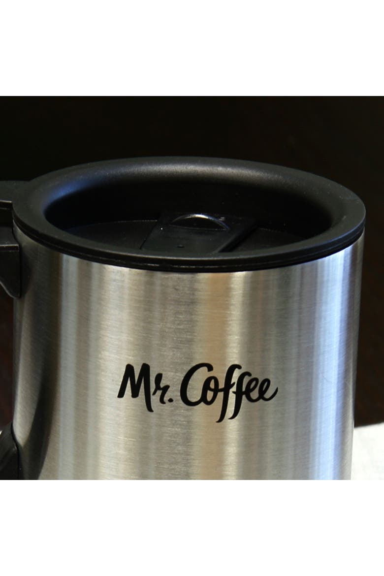 13.5 Ounce Stainless Steel Thermal Travel Mug Cup, Alternate, color, Metallic Silver