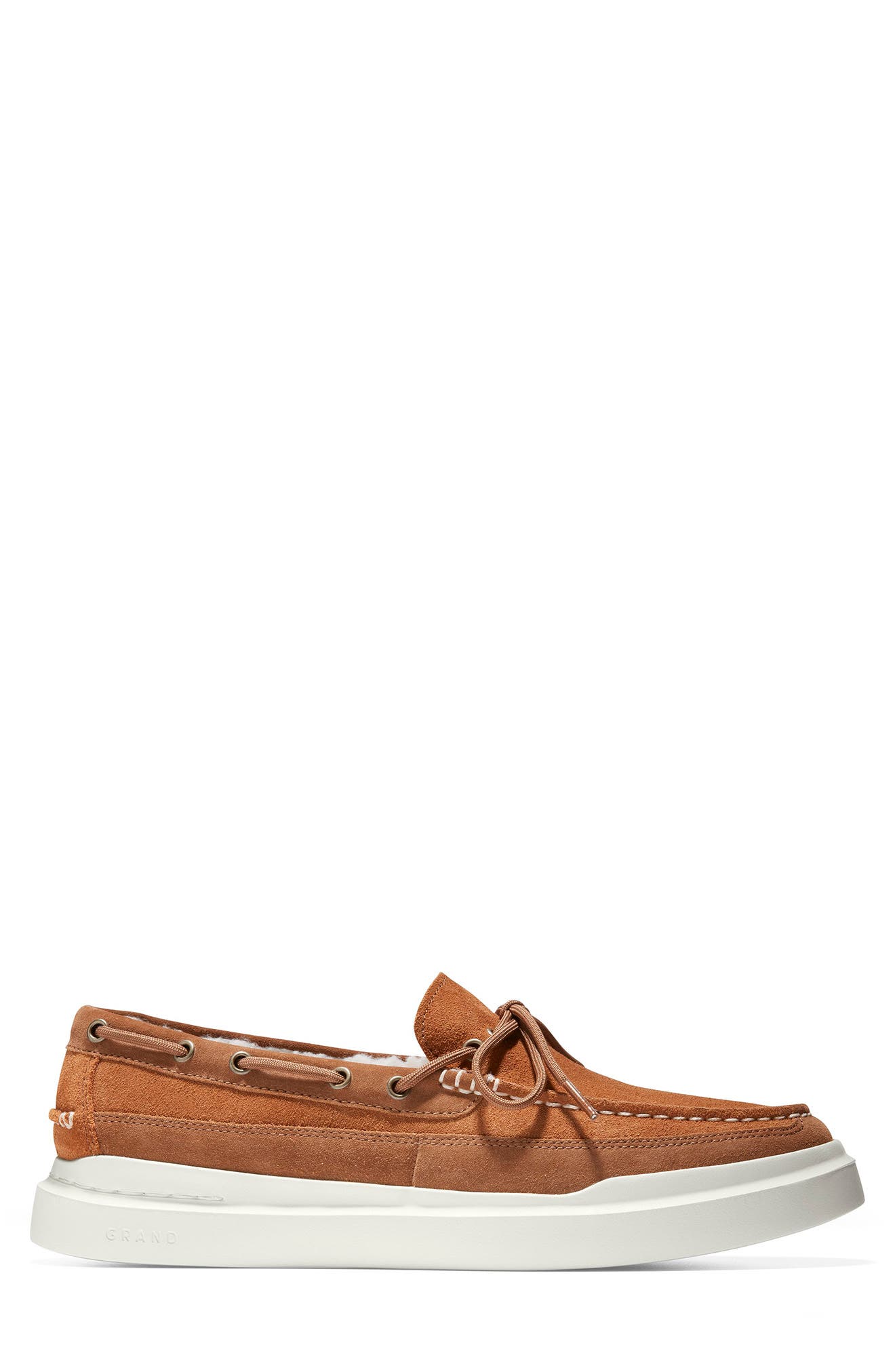 Cole Haan GrandPro Rally Faux Shearling Lined Moc Sneaker, Alternate, color, 