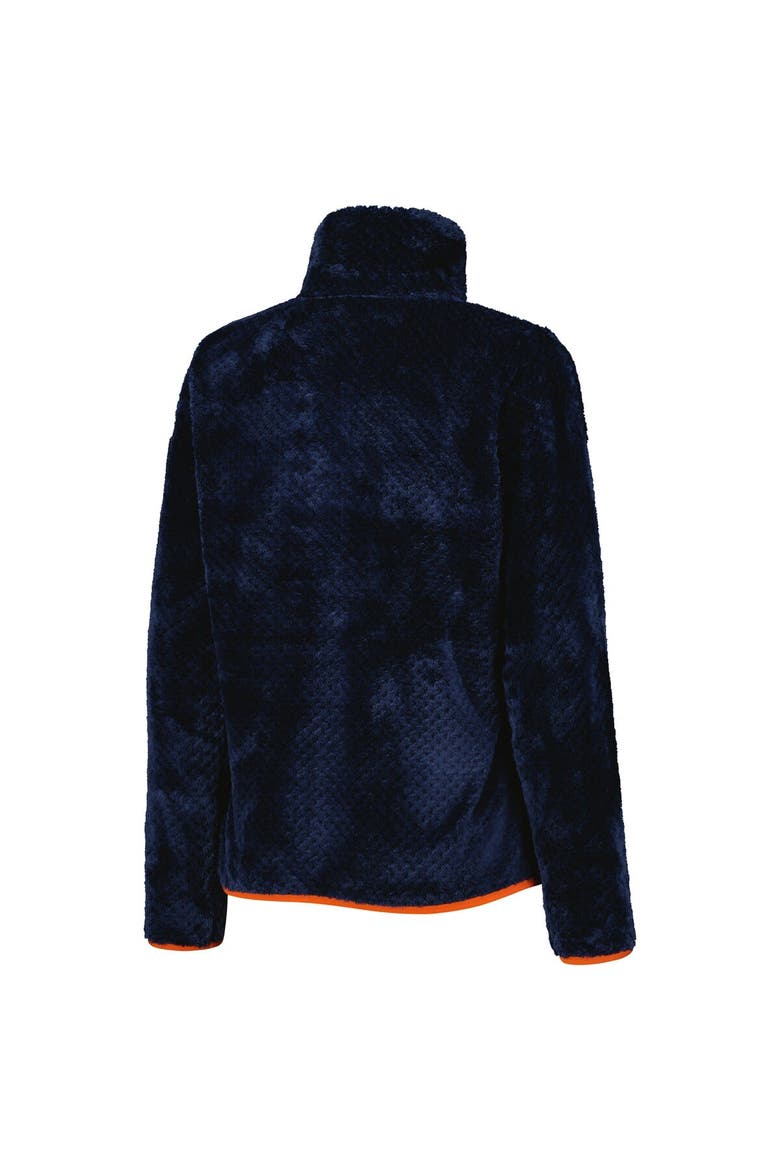 Women's Columbia Navy Auburn Tigers Fireside II Sherpa Full-Zip Jacket, Alternate, color, Navy