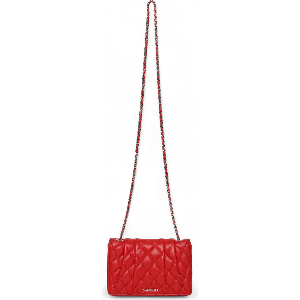 Walter Baker Addison Mini Flap In Red