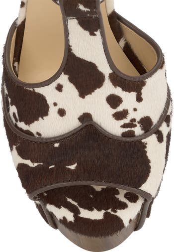 Dany Ankle Strap Peep Toe Platform Sandal