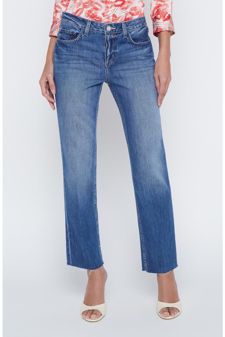 Milana Stovepipe Straight Leg Jeans, Main, color, BRENTWOOD