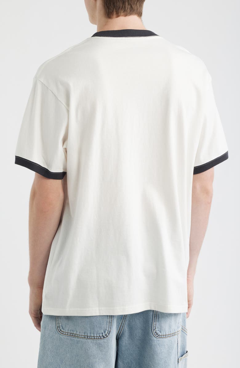 Rip Curl Liquid Trips Embroidered Ringer T-Shirt, Alternate, color, Bone