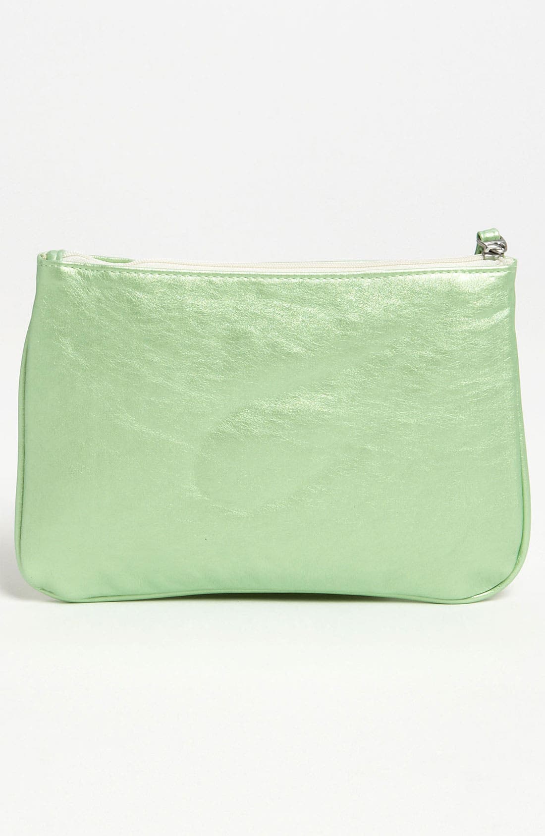 'Pearl' Zip Pouch, Alternate, color, GREEN