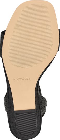 Nine West Nerisa Ankle Strap Espadrille Wedge Sandal (Women