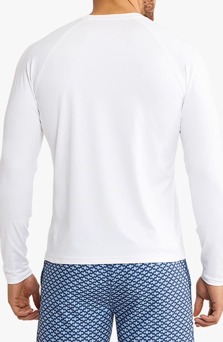 Fair Harbor Anchor Long Sleeve Rashguard, Alternate, color, White