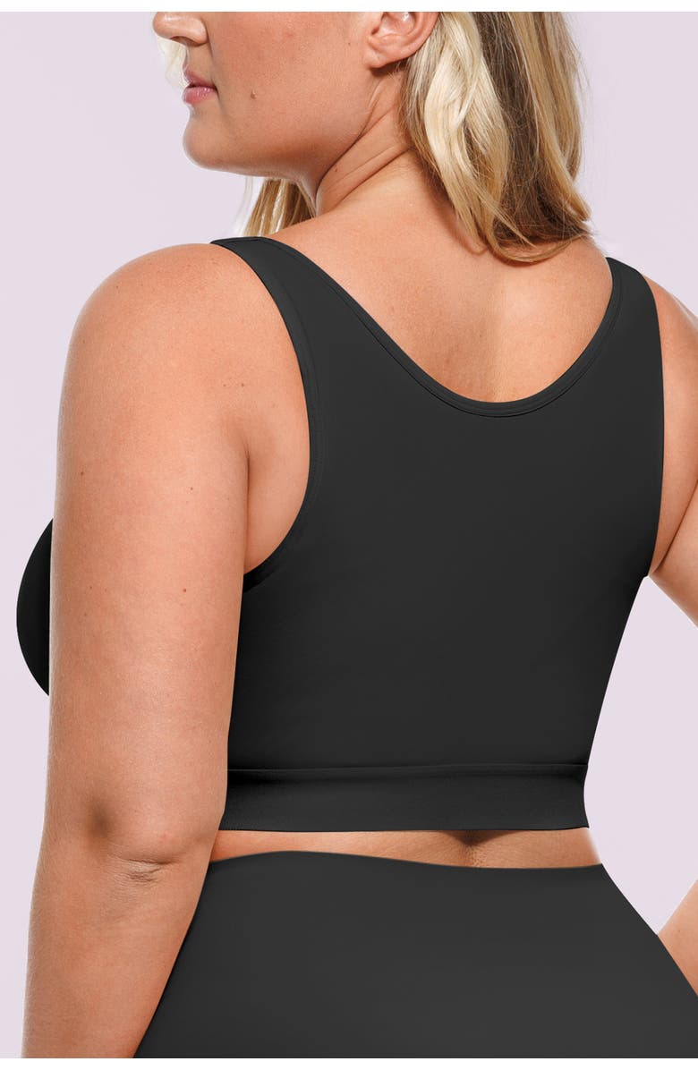 Shapellx AirSlim<sup>®</sup> Unlined Wireless Back Support Bra, Alternate, color, Jet Black