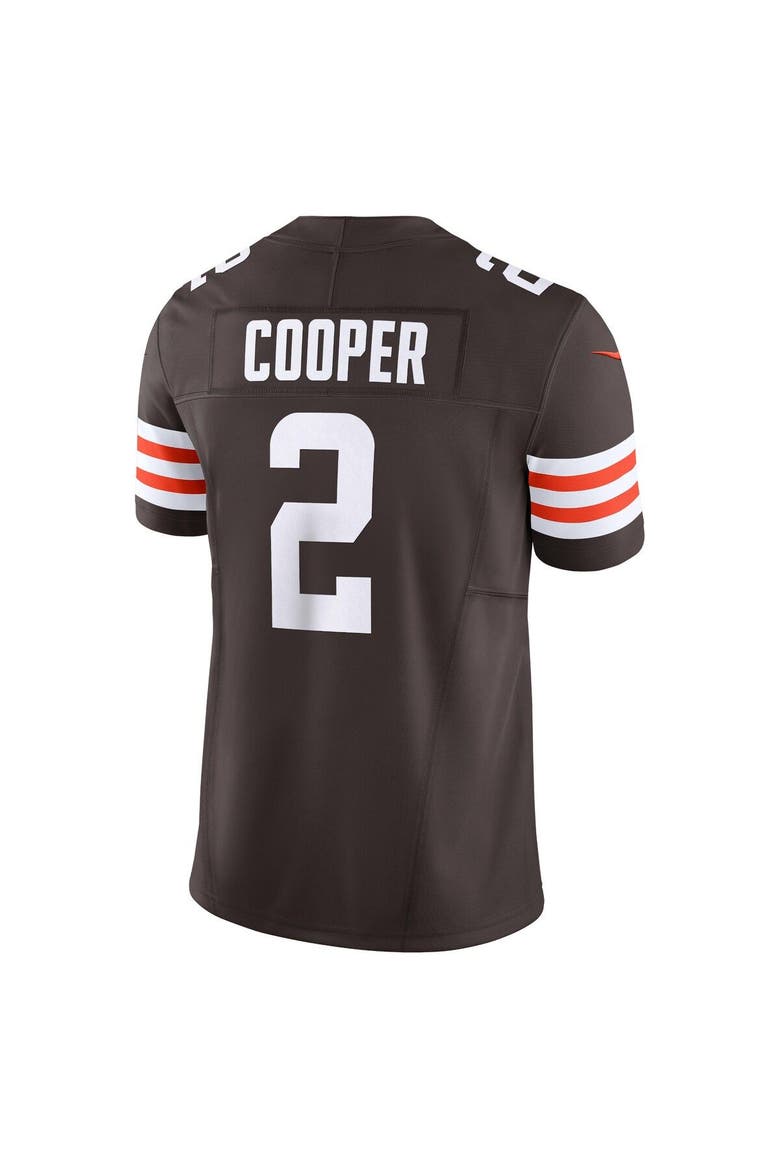 Men's Nike Amari Cooper Brown Cleveland Browns Vapor F.U.S.E. Limited Jersey, Alternate, color, Brown