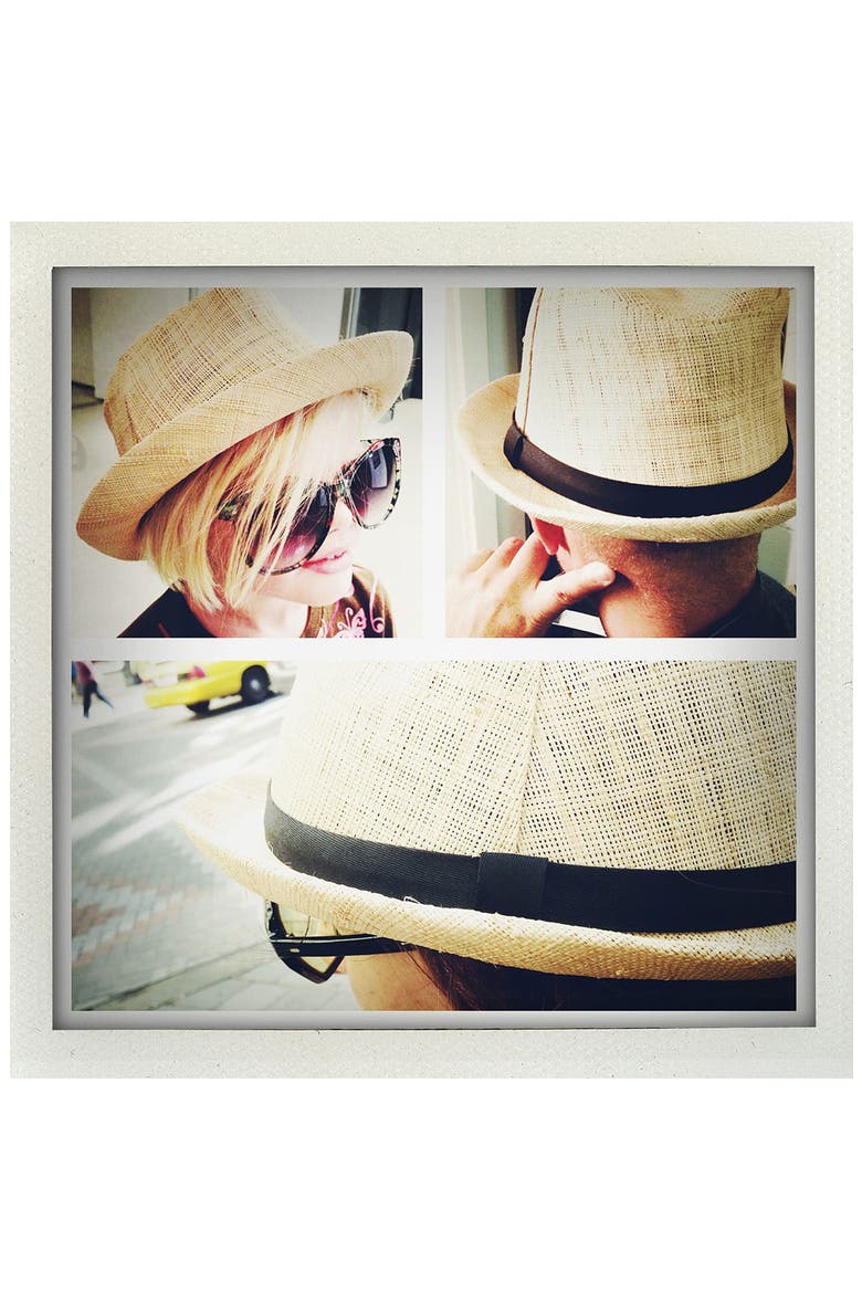 Raffia Fedora, Alternate, color, NATURAL