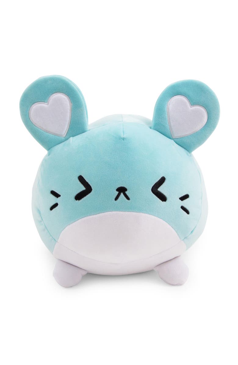 Toynk MochiOshis Chinchilla 12-Inch Character Plush Toy | Mofuko Mofumoshi, Main, color, Blue