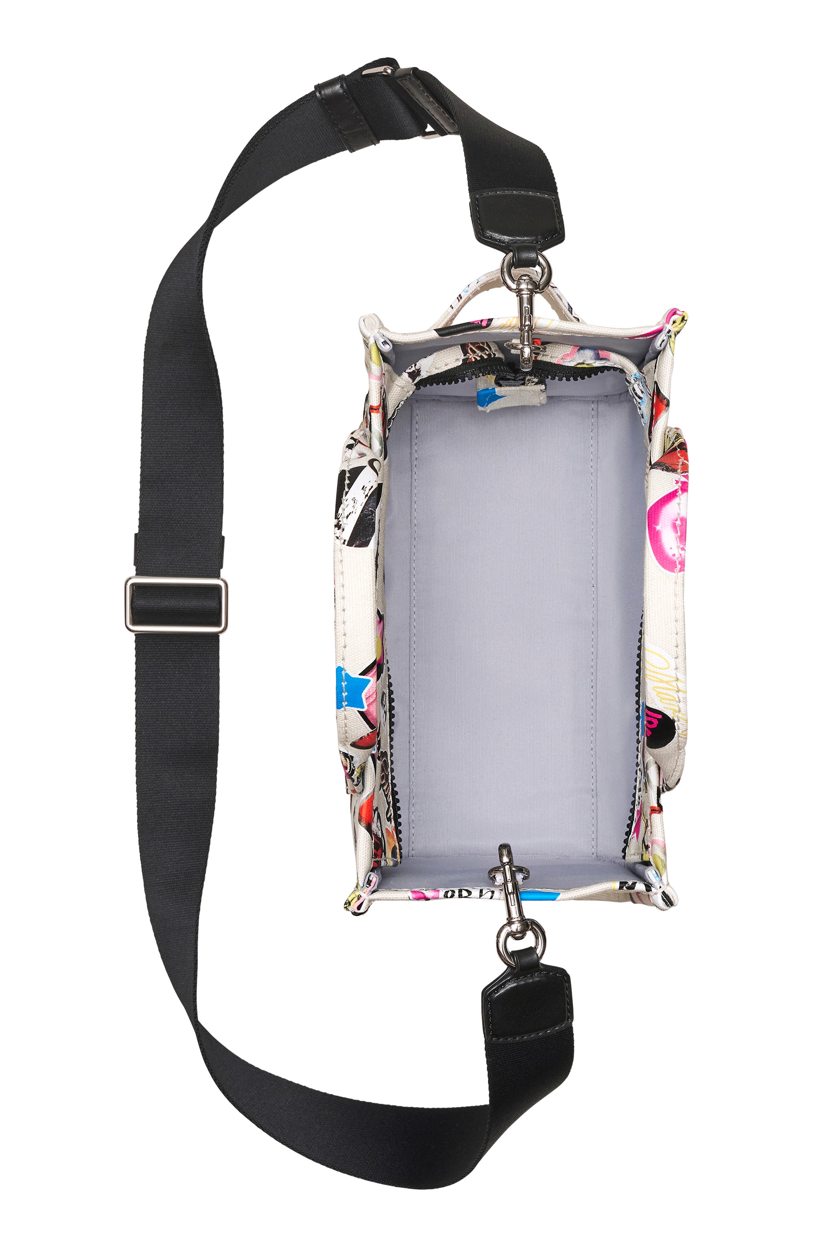 Marc Jacobs The Small Sticker Canvas Tote Bag, Alternate, color, 