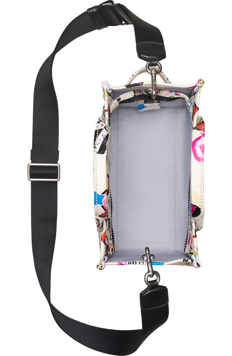 Marc Jacobs The Small Sticker Canvas Tote Bag, Alternate, color,