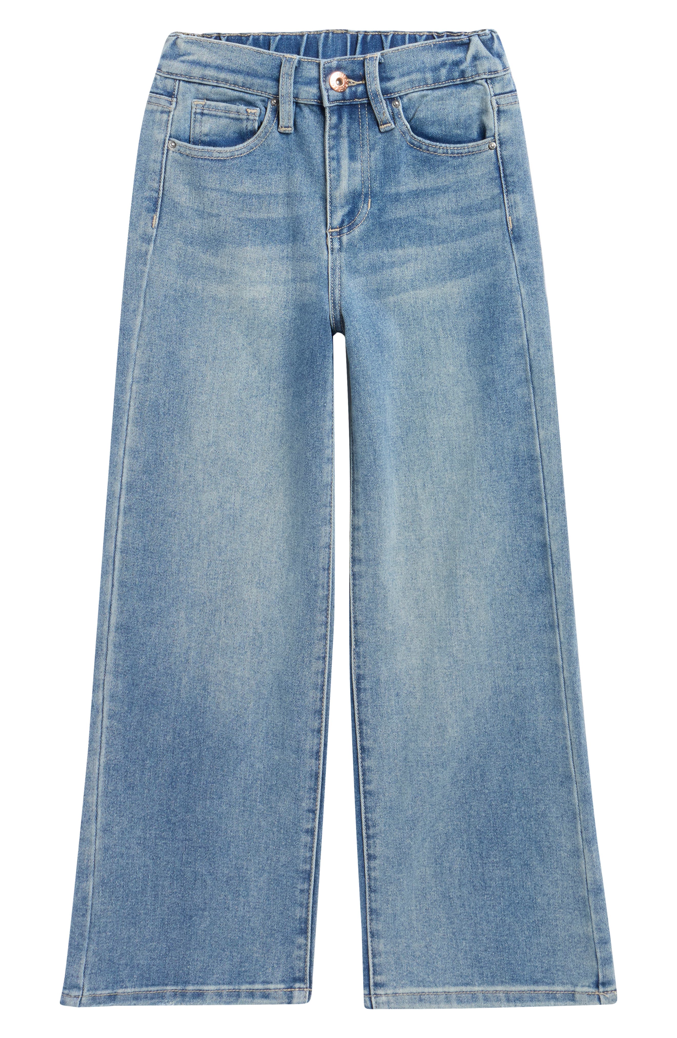 YMI Kids' Elastic Back Wide Leg Jeans