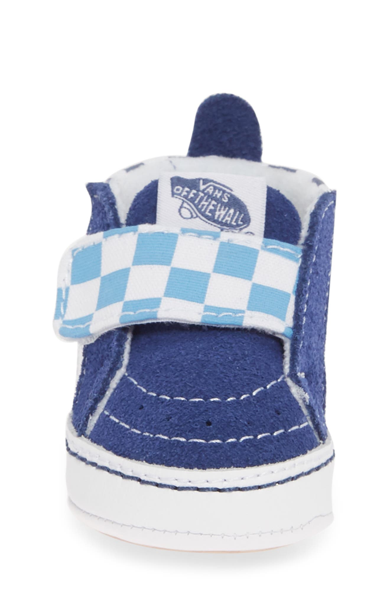 SK8-Hi Crib Sneaker, Alternate, color, TRUE NAVY/ BONNIE BLUE
