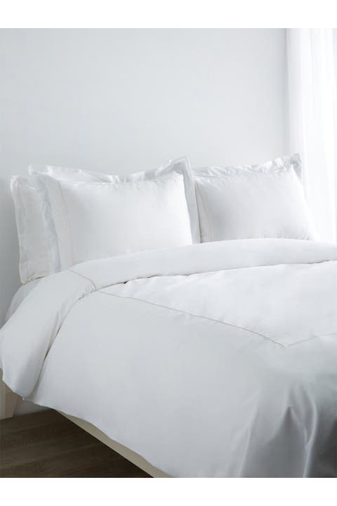 Marrow Stripe Cotton Percale Duvet Set